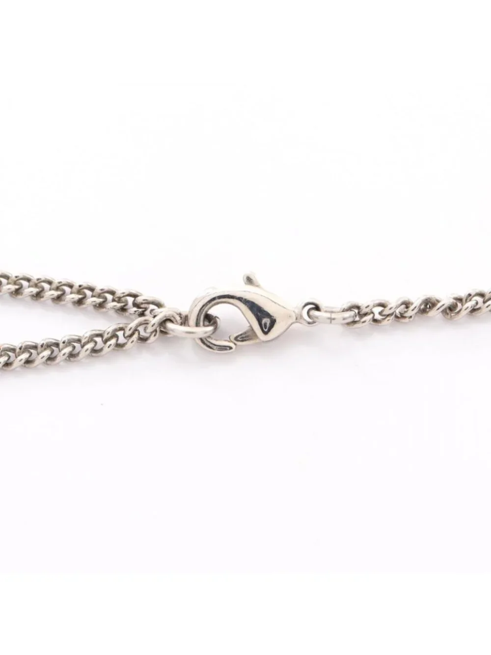 Louis Vuitton Necklace Locket Monogram Silver